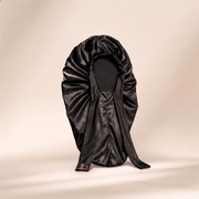 Satin Bonnet — Black